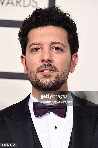 Sak Noel attends The 58th GRAMMY Awards at Staples Center on February 15, 2016 in Los Angeles, California.