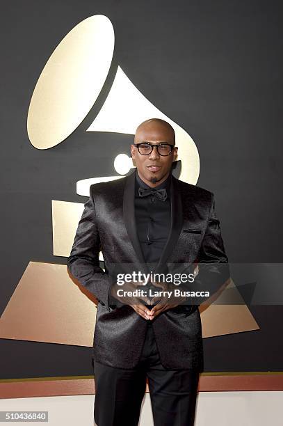 Gospel musician Anthony Brown attends The 58th GRAMMY Awards at Staples Center on February 15, 2016 in Los Angeles, California.