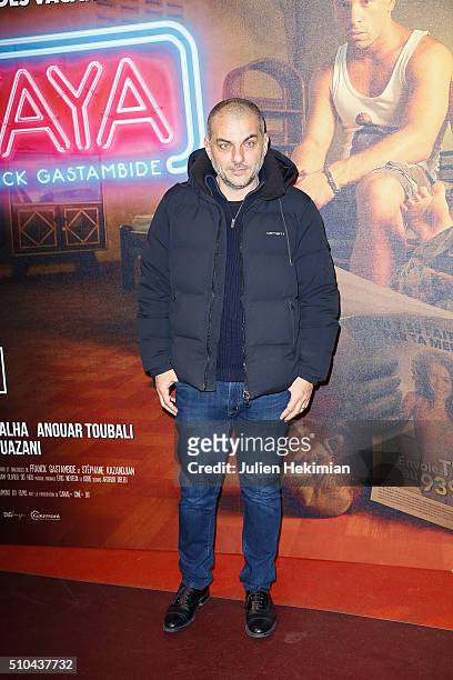 Nicolas Boukhrief attends "Pattaya" Paris Premiere at Cinema Gaumont Opera on February 15, 2016 in Paris, France.