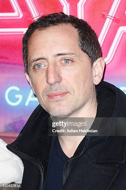 Gad Elmaleh attends "Pattaya" Paris Premiere at Cinema Gaumont Opera on February 15, 2016 in Paris, France.