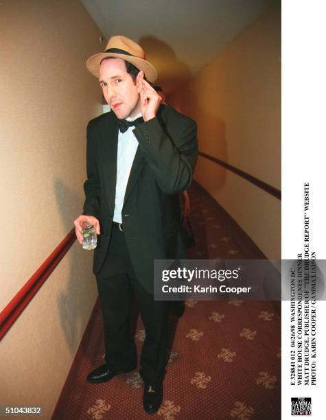 Washington Dc White House Correspondents Dinner Matt Drudge, Publisher Of "The Drudge Report" Website