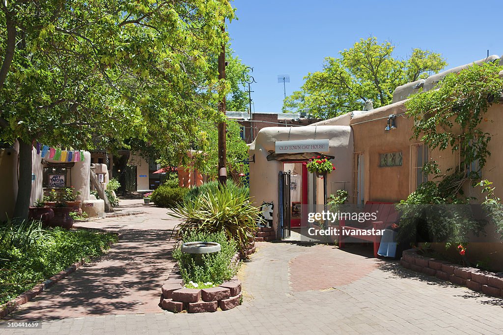 Santa Fe Style Old Town Plaza Courtyard