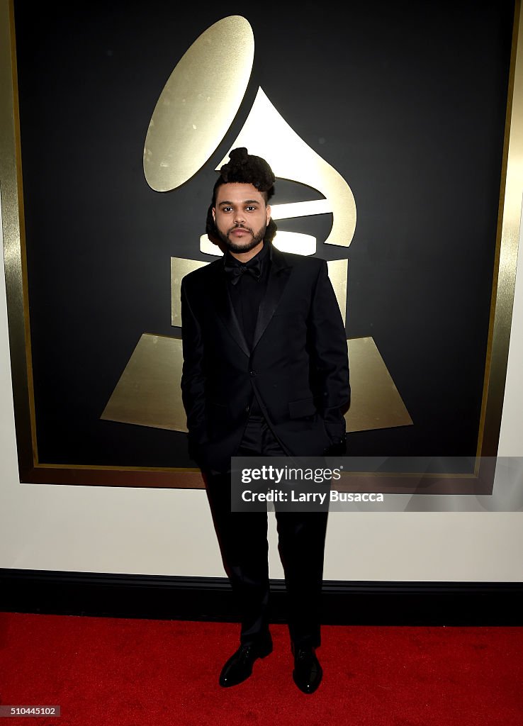 The 58th GRAMMY Awards - Red Carpet