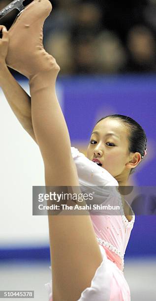 Mao Asada competes in the Women's Singles Free Program during day three of the 74th All Japan Figure Skating Championships at the Yoyogi National...
