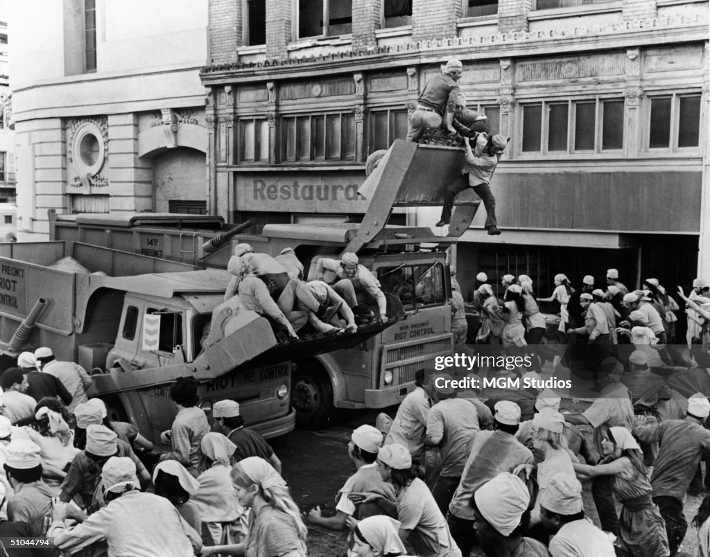 Crowd Scene From 'Soylent Green'
