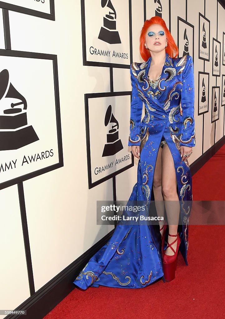 The 58th GRAMMY Awards - Red Carpet