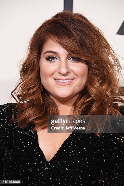 Recording artist Meghan Trainor attends The 58th GRAMMY Awards at Staples Center on February 15, 2016 in Los Angeles, California.