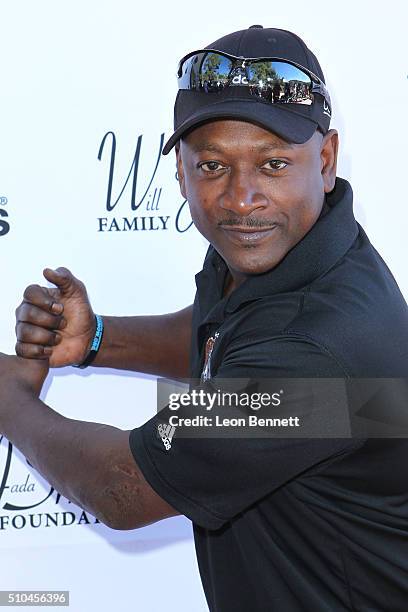 Comedian Joe Torry arrives at the inaugural Stephen Bishop celebrity golf invitational benefiting R.A.K.E. At Calabasas Country Club on February 15,...