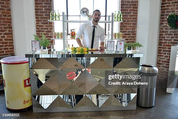 The Colgate Optic White Beauty Bar Ð Day 2 at Hudson Loft on February 14, 2016 in Los Angeles, California.