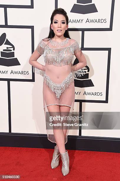 Singer Manika attends The 58th GRAMMY Awards at Staples Center on February 15, 2016 in Los Angeles, California.