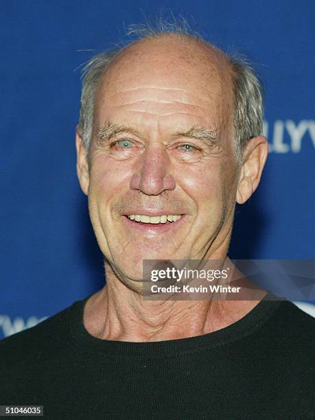 Actor Geoffrey Lewis arrives at A Must-See TV Tribute on July 9, 2004 at the Hollywood Bowl, in Los Angeles, California.