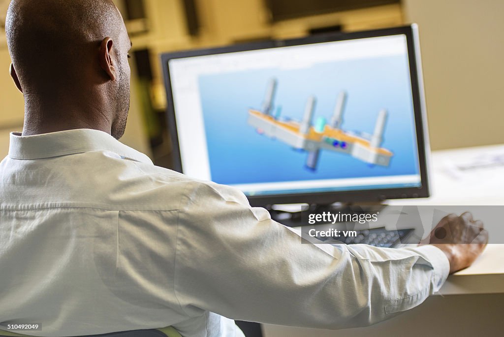 Engines Work Computer Engineer Working On Computer High-Res Stock Photo - Getty Images