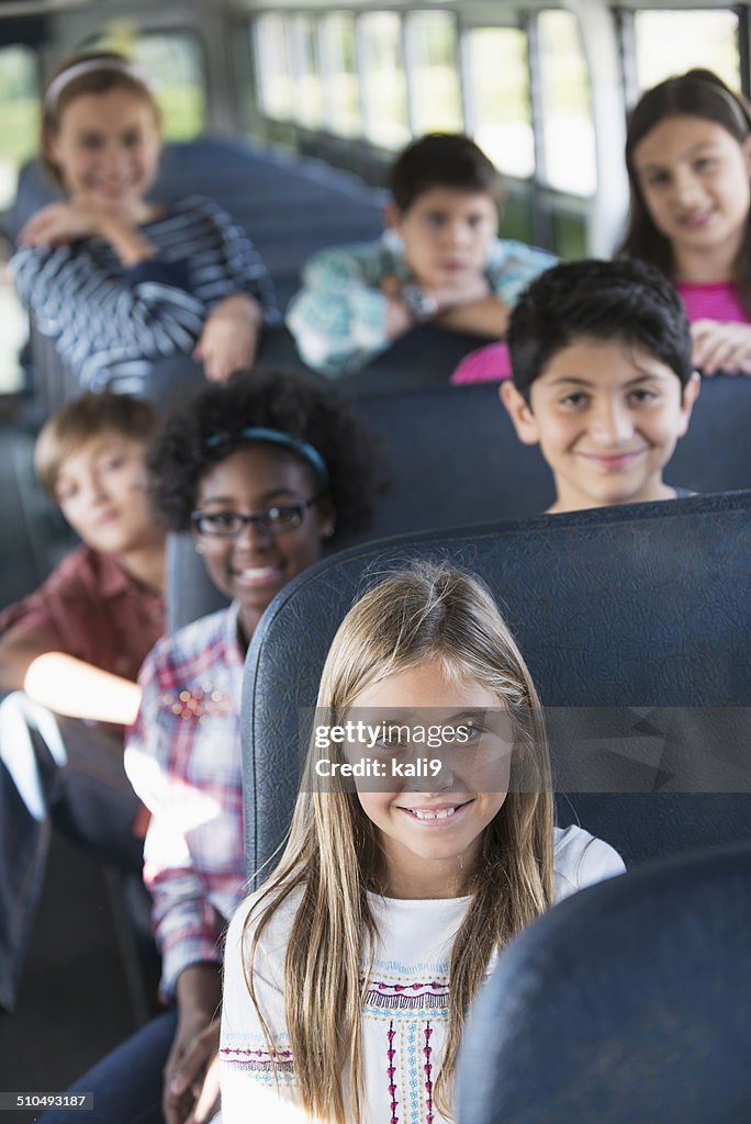 Kids Riding Bus Children Riding School Bus High-Res Stock Photo - Getty Images