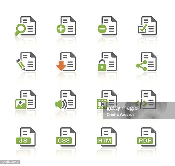 dokument-icons/frühling series - pdf icon stock-grafiken, -clipart, -cartoons und -symbole