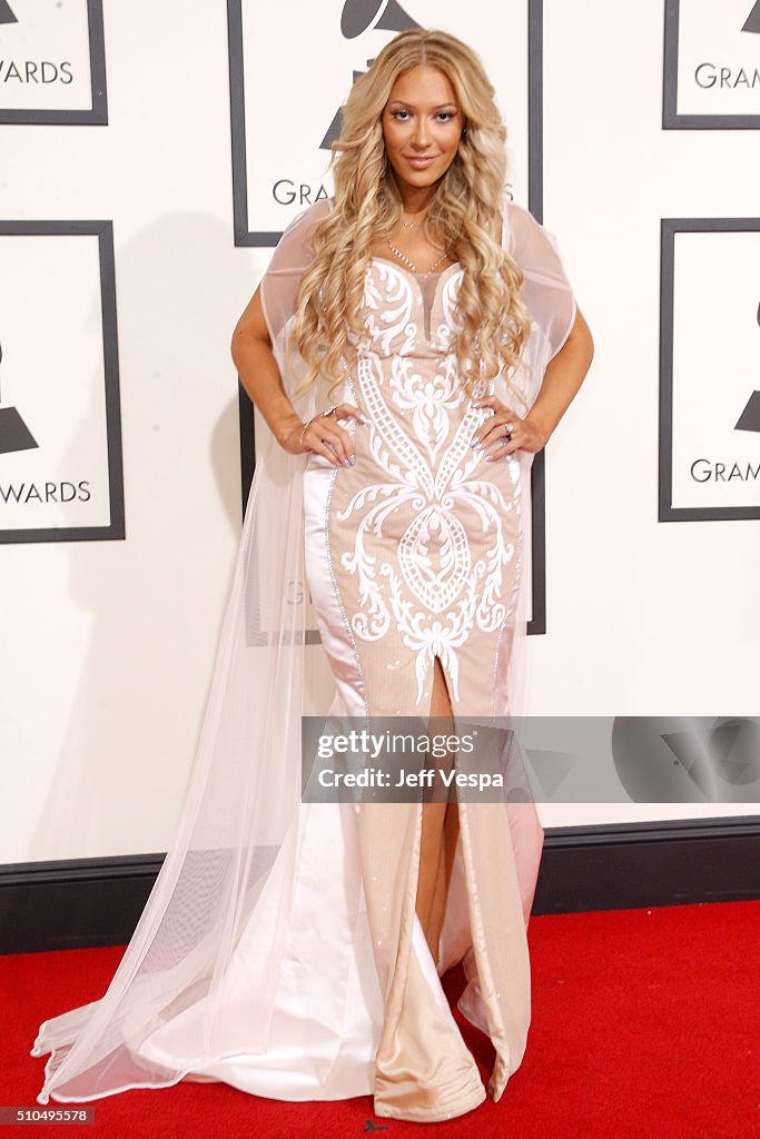 The 58th GRAMMY Awards - Red Carpet