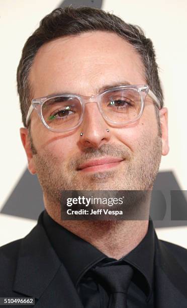 Recording engineer Charles Moniz attends The 58th GRAMMY Awards at Staples Center on February 15, 2016 in Los Angeles, California.