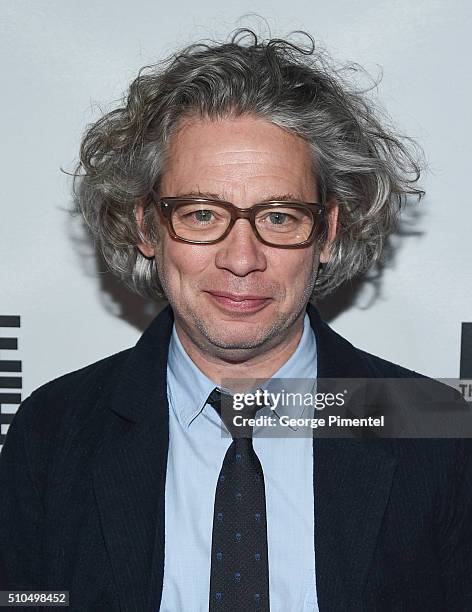 Director Dexter Fletcher attends "Eddie The Eagle" Premiere held at Scotiabank Theatre on February 15, 2016 in Toronto, Canada.