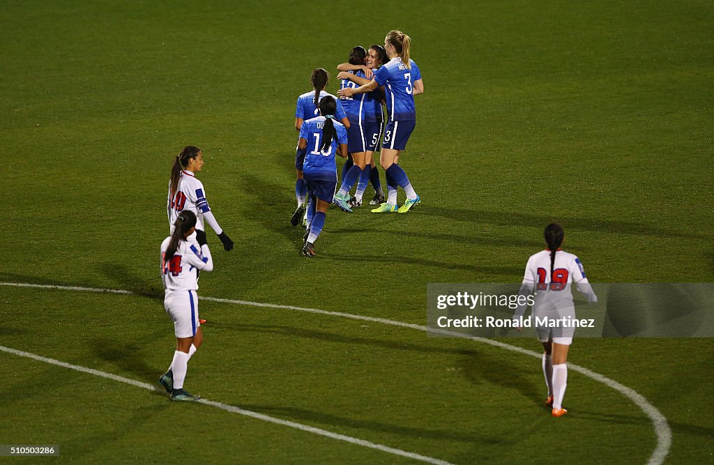 United States v Puerto Rico: Group A - 2016 CONCACAF Women's Olympic Qualifying