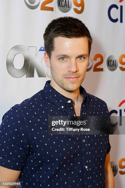 Actor Nick Jandl attends a red carpet viewing party, Presented by Citi and OK! TV at The Grove on February 15, 2016 in Los Angeles, California.