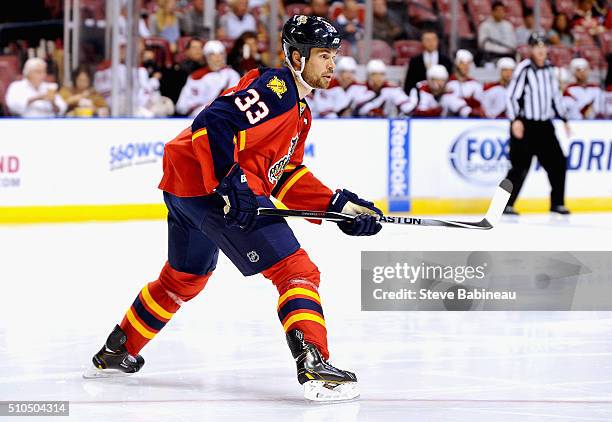 Willie Mitchell of the Florida Panthers plays in the game against the Arizona Coyotes at BB&T Center on October 30, 2014 in Sunrise, Florida.