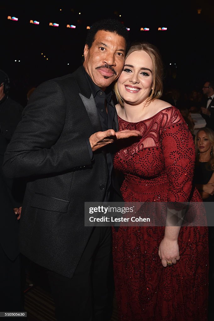 The 58th GRAMMY Awards - Backstage And Audience