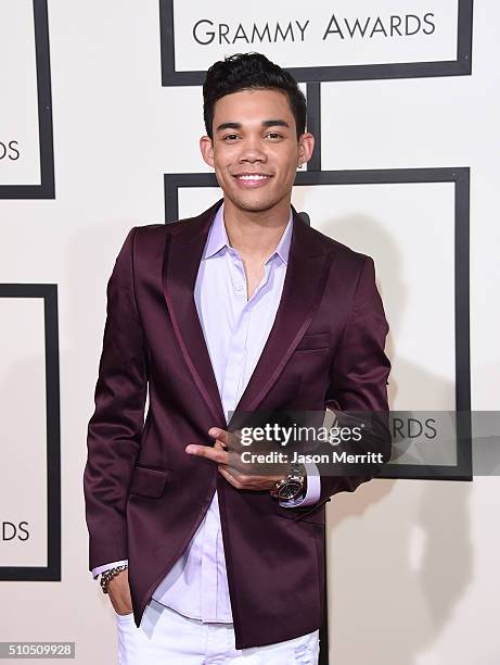 Singer Roshon Fegan attends The 58th GRAMMY Awards at Staples Center on February 15, 2016 in Los Angeles, California.