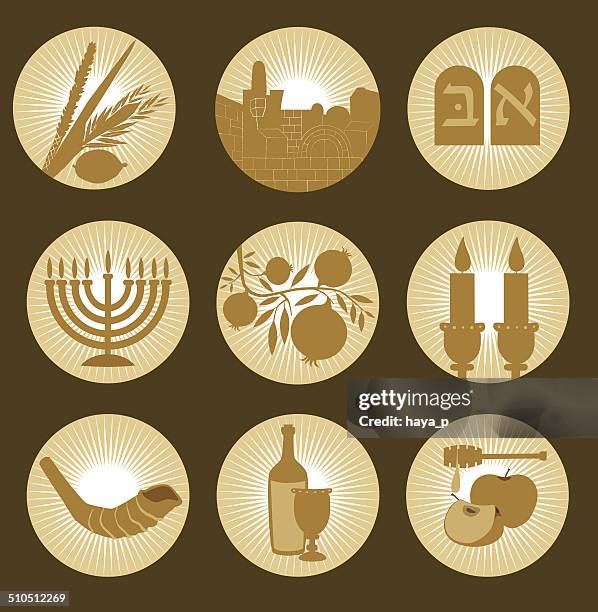 jüdische symbol symbol - kiddush cup stock-grafiken, -clipart, -cartoons und -symbole
