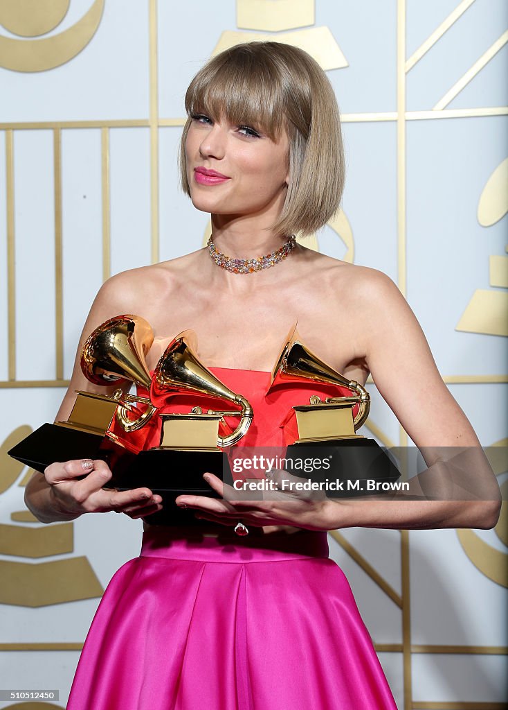 The 58th GRAMMY Awards - Press Room