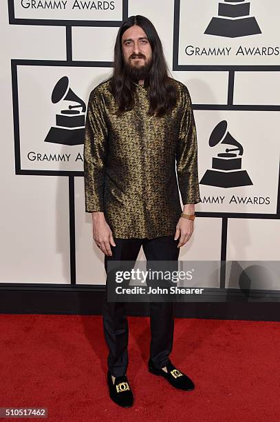 Producer Jeff Bhasker attends The 58th GRAMMY Awards at Staples Center on February 15, 2016 in Los Angeles, California.