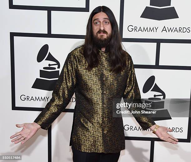 Producer Jeff Bhasker attends The 58th GRAMMY Awards at Staples Center on February 15, 2016 in Los Angeles, California.