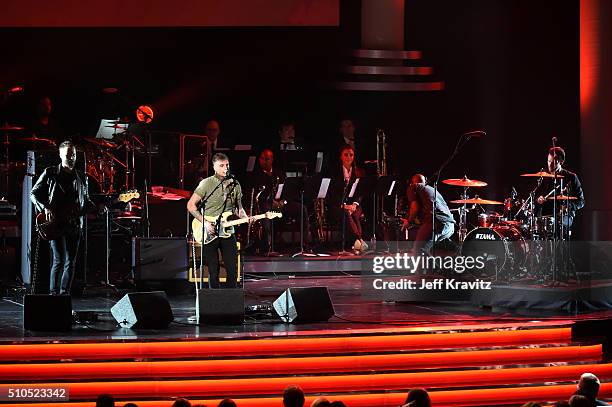 Highly Suspect performs onstage during The 58th GRAMMY Premiere Ceremony at Los Angeles Convention Center on February 15, 2016 in Los Angeles,...