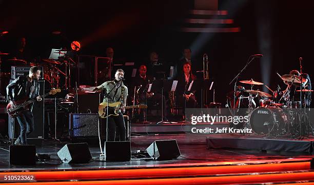 Highly Suspect performs onstage during The 58th GRAMMY Premiere Ceremony at Los Angeles Convention Center on February 15, 2016 in Los Angeles,...