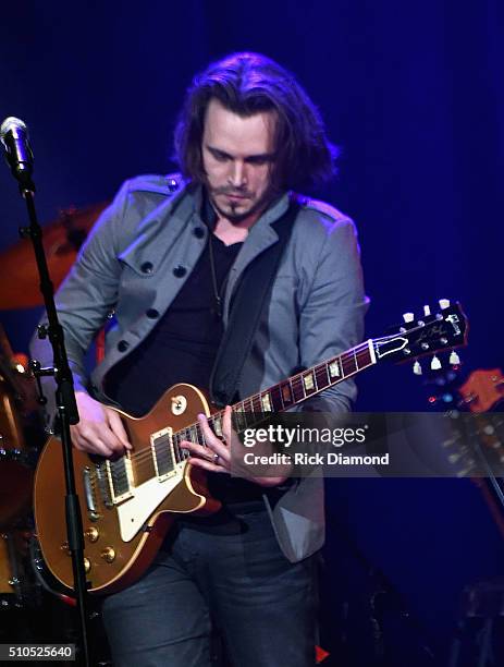 Jonathan Jackson performs during "Nashville for Africa" a benefit for the African Children's Choir at the Ryman Auditorium on February 15, 2016 in...
