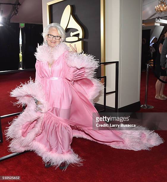 Internet personality Batty Winkle attends The 58th GRAMMY Awards at Staples Center on February 15, 2016 in Los Angeles, California.