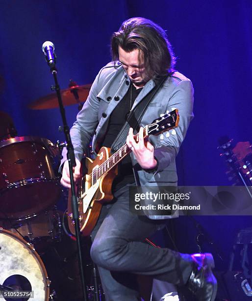Jonathan Jackson performs during "Nashville for Africa" a benefit for the African Children's Choir at the Ryman Auditorium on February 15, 2016 in...
