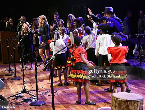 African Children's Choir are joined by Cast of ABC's Nashville Will Chase, Buddy Miller, Connie Britton, Aubrey Peeples, Heydon Palladio, Chaley Rose...