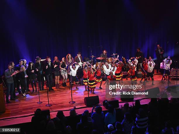 African Children's Choir are joined by Cast of ABC's Nashville Will Chase, Buddy Miller, Connie Britton, Aubrey Peeples, Heydon Palladio, Chaley Rose...