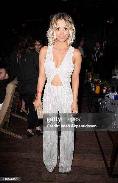 Actress Kaley Cuoco attends the Republic Records Grammy Celebration presented by Chromecast Audio at Hyde Sunset Kitchen & Cocktail on February 15,...