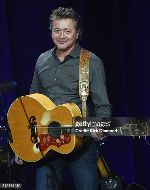 Singer/Songwriter Mark Collie performs during "Nashville for Africa" a Benefit for the African Childrens Choir at the Ryman Auditorium on February...