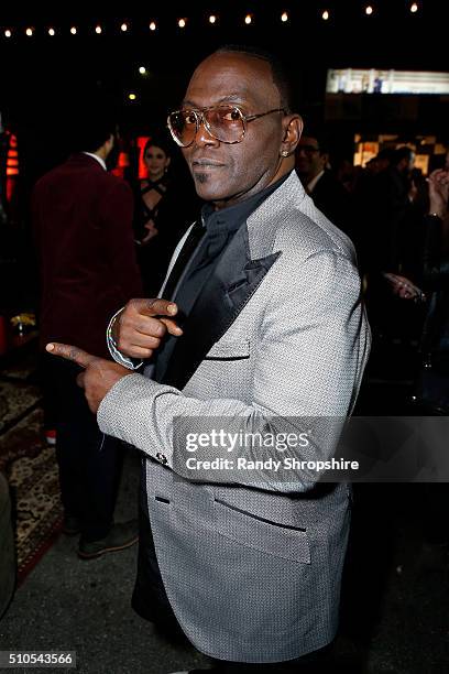 Record producer Randy Jackson attends the Republic Records Grammy Celebration presented by Chromecast Audio at Hyde Sunset Kitchen & Cocktail on...