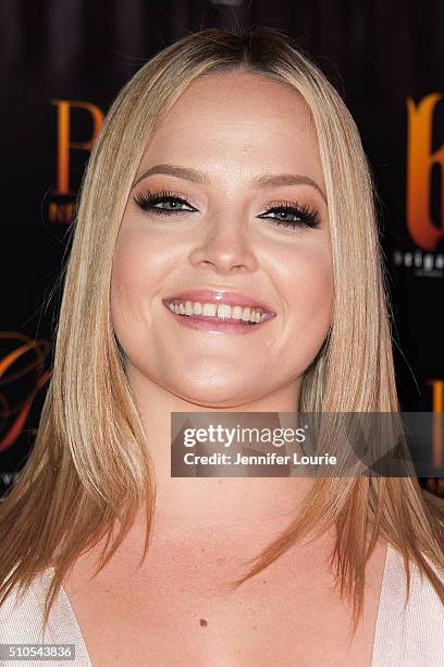 Alexis Texas arrives at the 2016 City Gala Fundraiser at The Playboy Mansion on February 15, 2016 in Los Angeles, California.