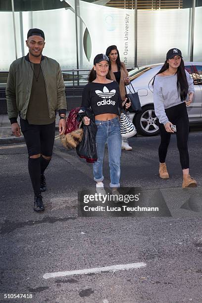 Chantelle Connelly attends a photocall ahead of Season 12 of "Geordie Shore" at MTV London on February 16, 2016 in London, England.