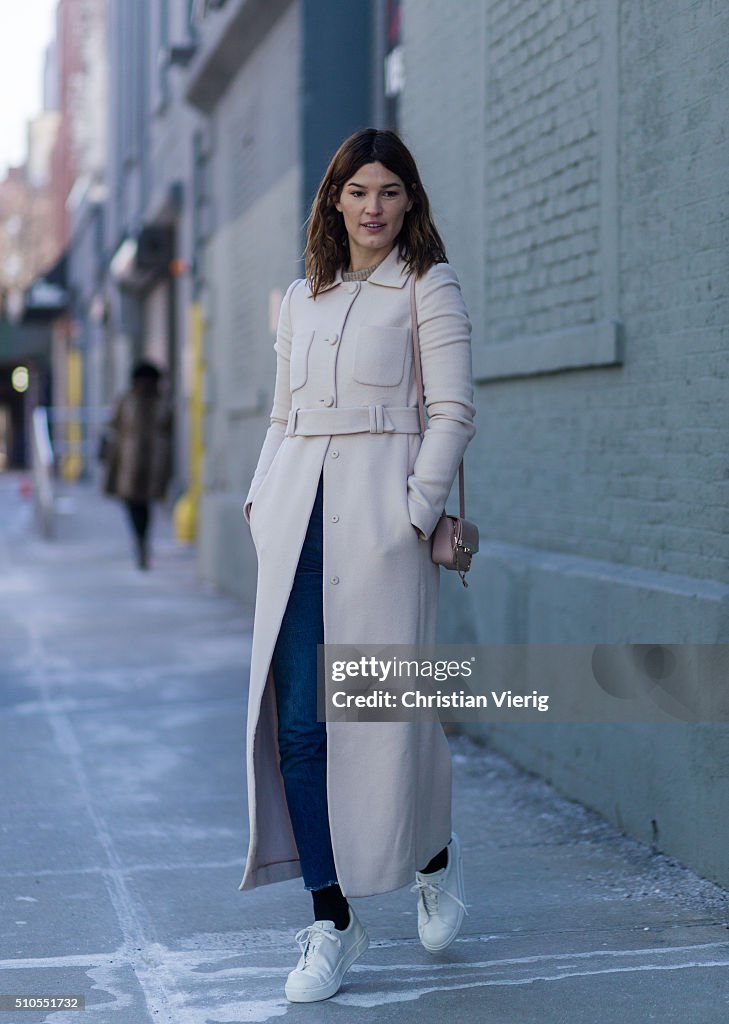 Street Style - Day 4 - New York Fashion Week: Women's Fall/Winter 2016