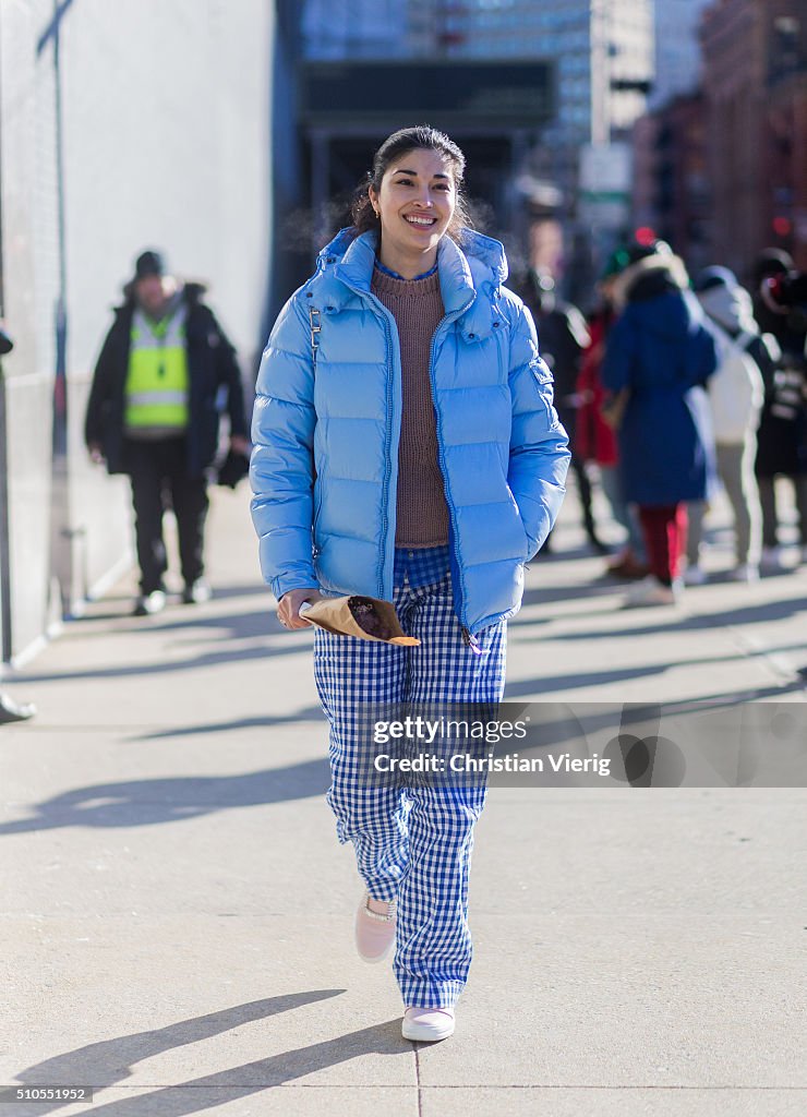 Street Style - Day 4 - New York Fashion Week: Women's Fall/Winter 2016