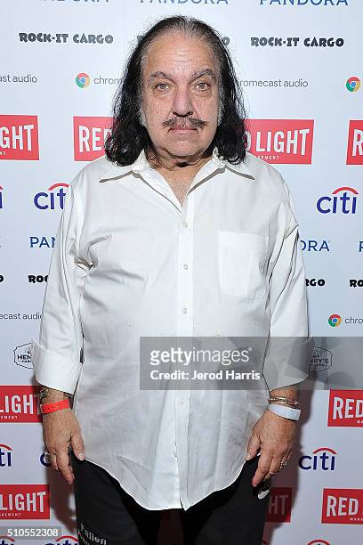 Ron Jeremy attends the Red Light Management Grammy after party presented by Citi at the Mondrian Hotel on February 15, 2016 in Los Angeles,...