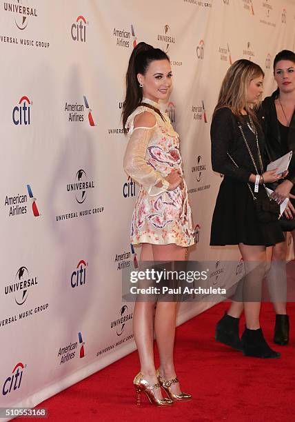 Recording Artist Kacey Musgraves attends the Universal Music Group's 2016 GRAMMY after party at The Theatre At The Ace Hotel on February 15, 2016 in...