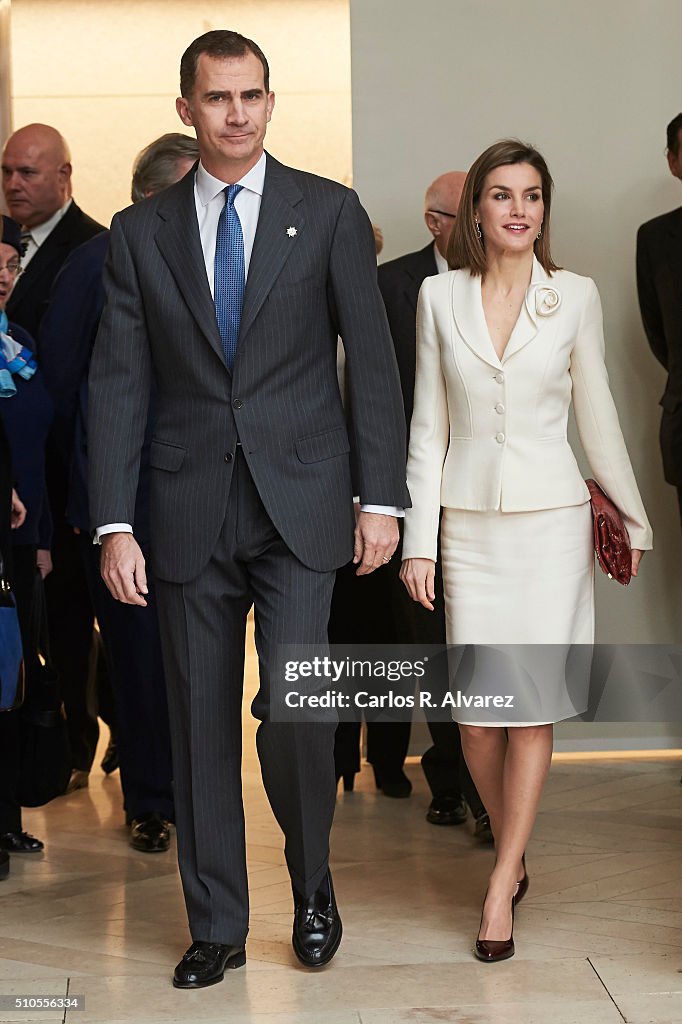 Spanish Royals Visit The Prado Museum