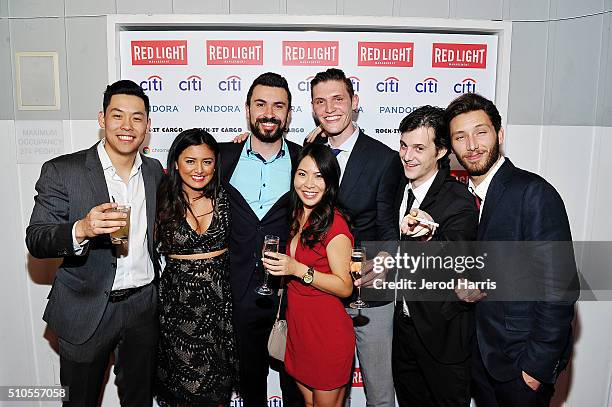 Guests attend the Red Light Management Grammy after party presented by Citi at the Mondrian Hotel on February 15, 2016 in Los Angeles, California.