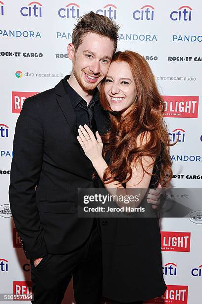 Guests attend the Red Light Management Grammy after party presented by Citi at the Mondrian Hotel on February 15, 2016 in Los Angeles, California.