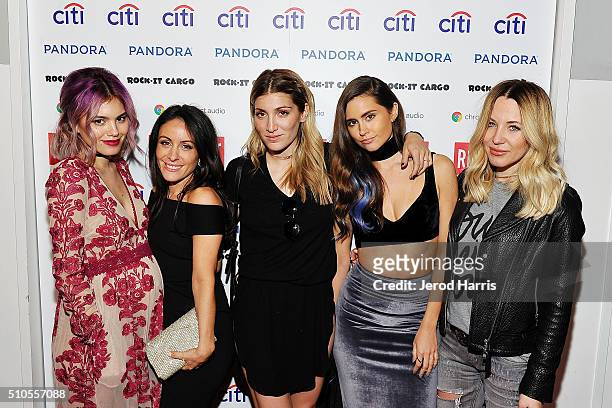 Guests attend the Red Light Management Grammy after party presented by Citi at the Mondrian Hotel on February 15, 2016 in Los Angeles, California.